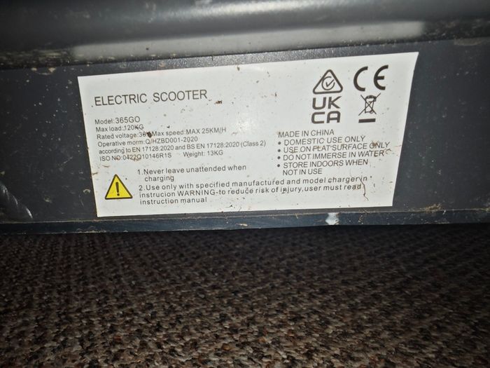 Aovo PRO 365 GO E scooter barely used