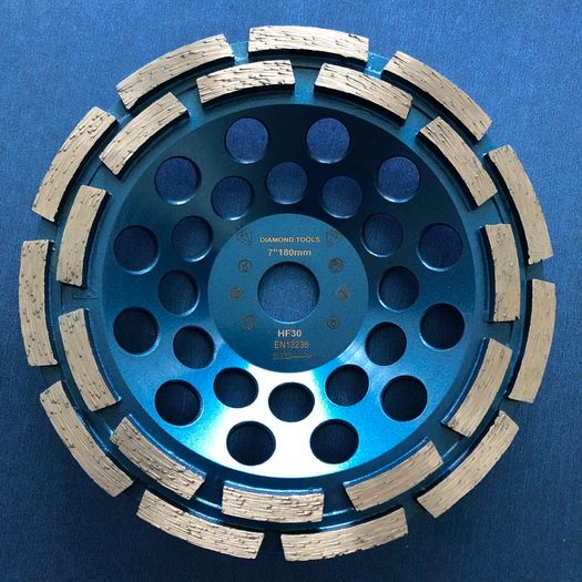 Diamond grinding disc, cup, wheel 180mm 7" inch concrete, stone