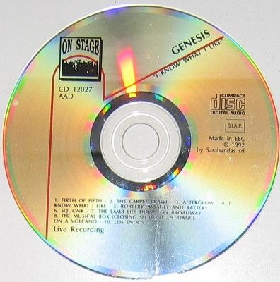 Genesis  - Abacab ; I Know What I Live ; Live in Boston Base London ;  and Steve Hackett Genesis Revisited CDs