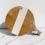 New Gusta "Fishbone" Wooden Serving & Charcuterie Board Image 2