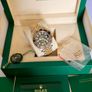 Rolex GMT-Master II Black Dial 126713GRNR 18k Two Tone YG Jubilee Bracelet Image 2