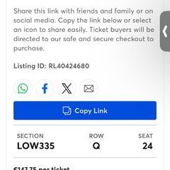 the Weekend ticket
