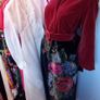 Sensational Original Biaun 1970s Vintage does 1940s Velvet Housecoat Dressing Gown Image 6