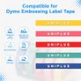 Brand New 12x UniPlus Compatible Dymo Omega Label Tape Image 5