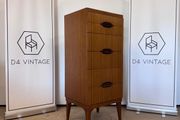 Mid Century Modern 6 Drawer Tall Boy by Remploy