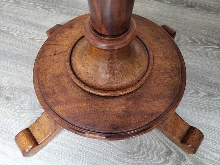 Antique William IV Mahogany Pedestal Side Table (c. 1830s)