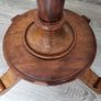 Antique William IV Mahogany Pedestal Side Table (c. 1830s) Image 2