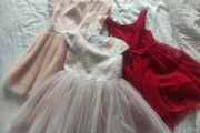 3 beautiful dresses size 104cm