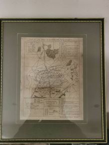 Historical Map of The Battle of Waterloo in 1815