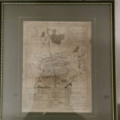 Historical Map of The Battle of Waterloo in 1815