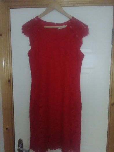 J&J Ladies red dress