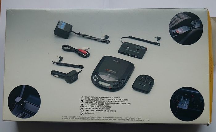 Sony Walkman (Car Discman) D-822K In Original  Box