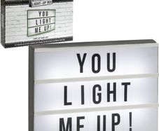 cinematic light up box sign
