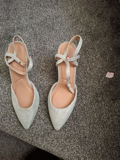 silver shoes uk 5