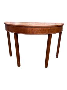 Antique Demi Lune / Console Table