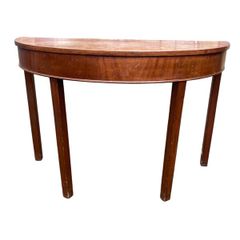 Antique Demi Lune / Console Table