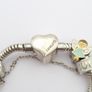 Heavy Vintage Y2K Sterling Silver Charm Bracelet Image 4