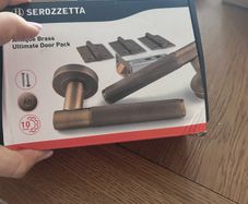 Antique brass hinges, door handles & locks & fittings