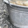 antique 60L galvanized tub Image 3