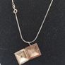 sterling silver locket necklace Image 3