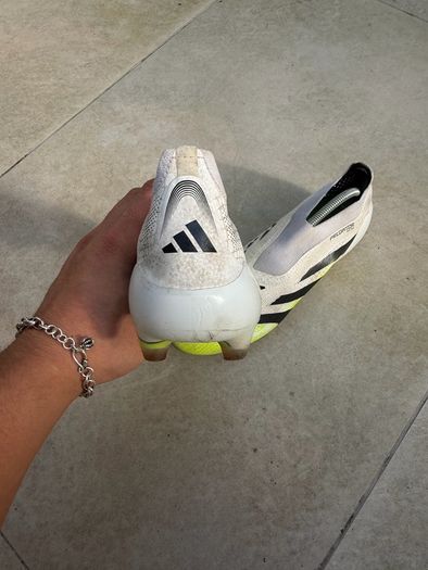 Adidas Predator Elite Laceless AG Cloud White Core Black Lucid Lemon JH8877