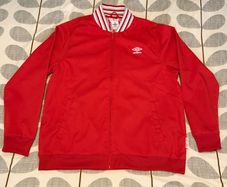 Umbro x Daren Newman Harrington Track Jacket Red Men XL - Limited Collab Tailored