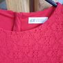 Red dress girls size 4-6 years Image 3