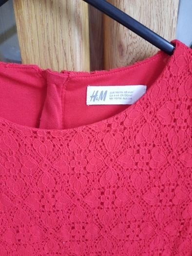 Red dress girls size 4-6 years