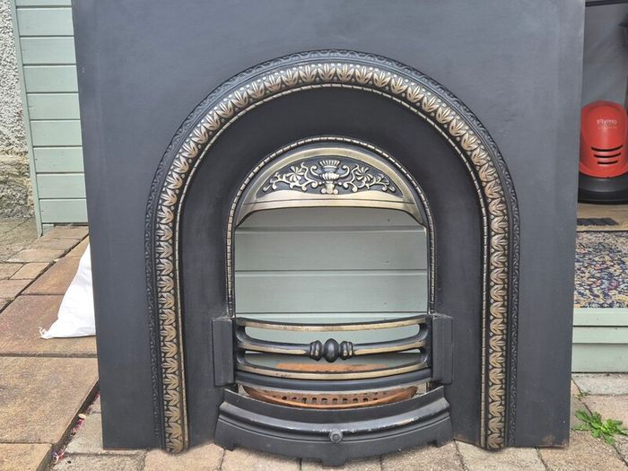 fireplace surround cast iron