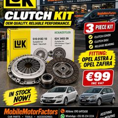 Luk Clutch Kit Opel Astra J/Zafira C