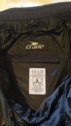 Crane (aldi) black leather jacket