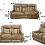 New Grey Westwood Sofas 3+2 Recliners Image 5