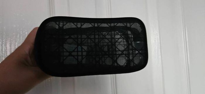 Dior Transparent Mesh Makeup Cosmetic Bag in Black