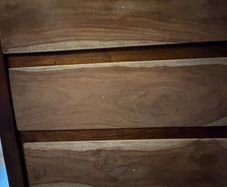 Walnut drawer chest