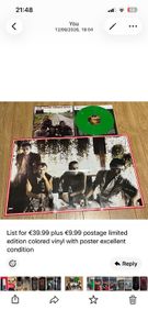 The Clash Combat Rock Green Vinyl