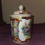 Vintage hand painted Chinese Teacup with lid Image 2