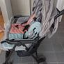 Joie aire double stroller, raincover included Image 2