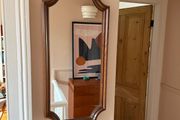 Teak mirror