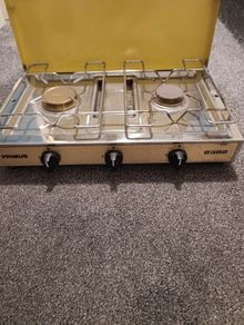 2 ring primas stove with grill