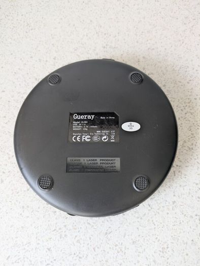 Gueray Portable Cd Player Zl1901 - No Batteries Needed! Black