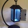 Hand Made Metal Lantern In Satin Black (Quite Heavy) Image 2