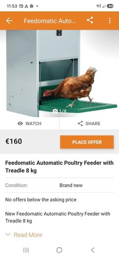 Feed-O-Matic Chicken Feeder