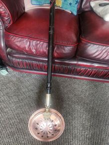 Victorian copper and brass  warming pan.