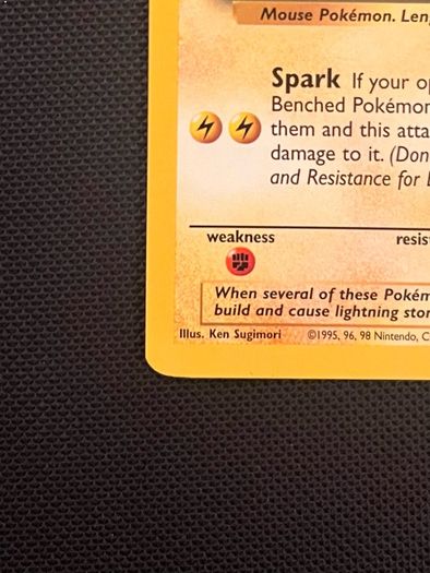 Vintage Pokemon Card Pikachu 60/64 Jungle Set WOTC 1999