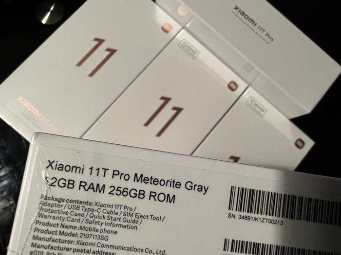 Xiaomi 11T Pro 5G,12/256GB (GLOBAL VERSION)Brand New Sealed Dual Sim 2 Years Warranty