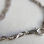 Vintage Sterling Silver 925 Braided/ Ladies Serpentine Chain Bracelet 7" - 2,15g Image 8