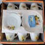 Vintage JAJ Pyrex Autumn Glory 18 Piece Tea Set Unused in Original Box Image 9