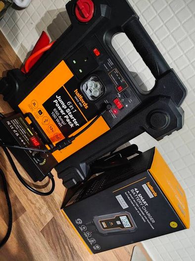 Battery maintenance, jump starter and Smart battery charger