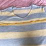 Monsoon Ladies Green and Yellow stripe Mohair wool Blend Lightweight jumper XL oversize Includes Post Image 9