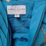vintage y2k karen millen silk teal embellished Image 6